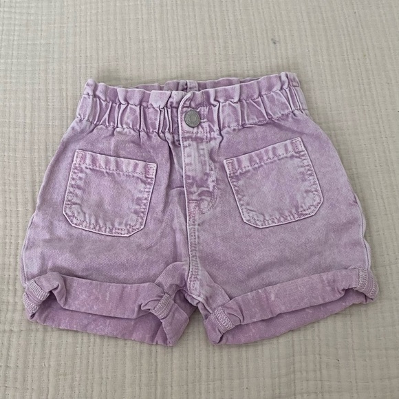 Gap Toddler Girl Purple Just Like Mom Shorts - Picture 1 of 3